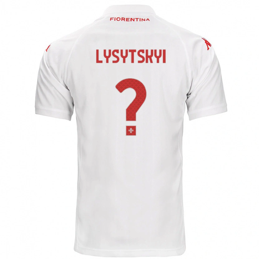 Danxen Heren Andriy Lysytskyi #0 Wit Uitshirt Uittenue 2024/25 T-Shirt