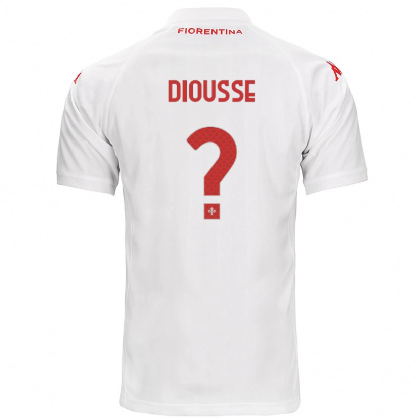 Danxen Heren Birahim Diousse #0 Wit Uitshirt Uittenue 2024/25 T-Shirt