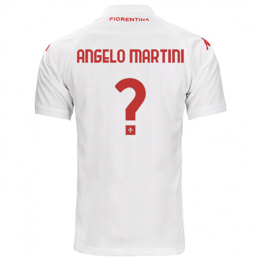 Danxen Heren Angelo Martini #0 Wit Uitshirt Uittenue 2024/25 T-Shirt