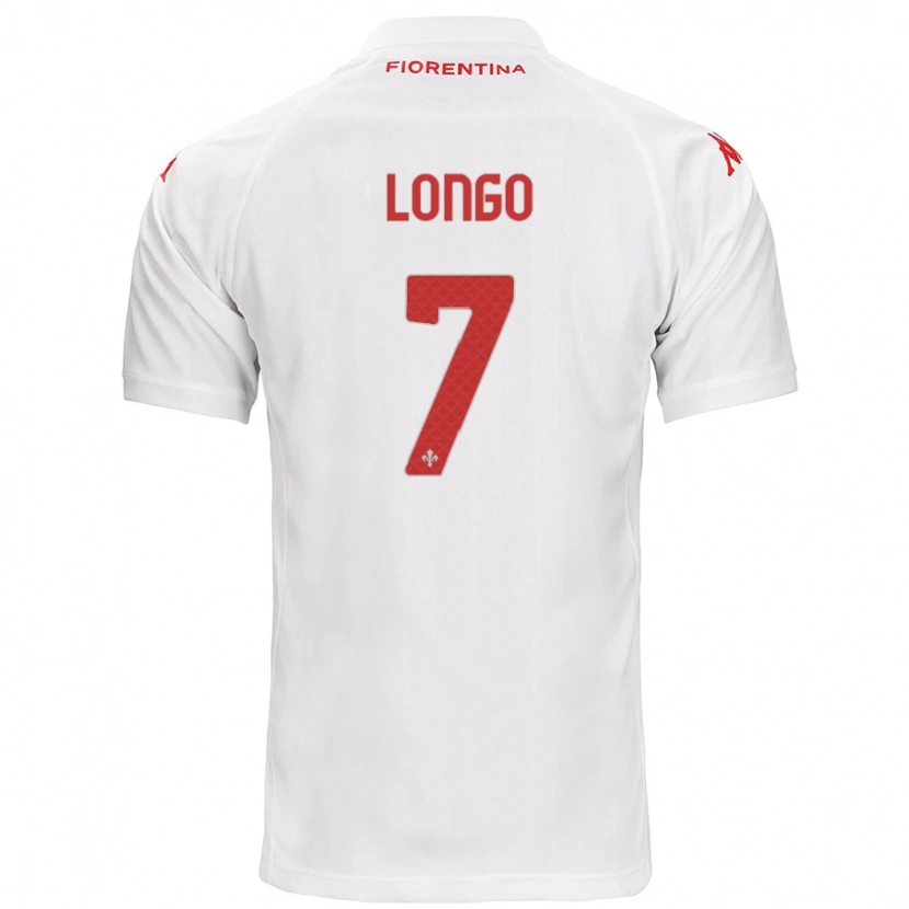 Danxen Heren Miriam Longo #7 Wit Uitshirt Uittenue 2024/25 T-Shirt