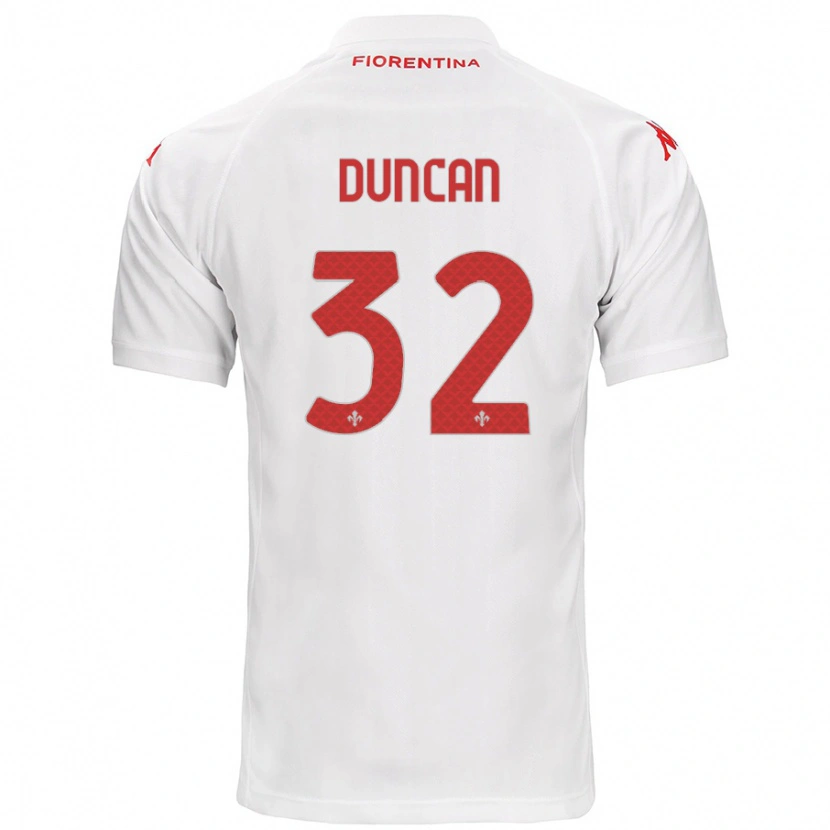 Danxen Heren Alfred Duncan #32 Wit Uitshirt Uittenue 2024/25 T-Shirt