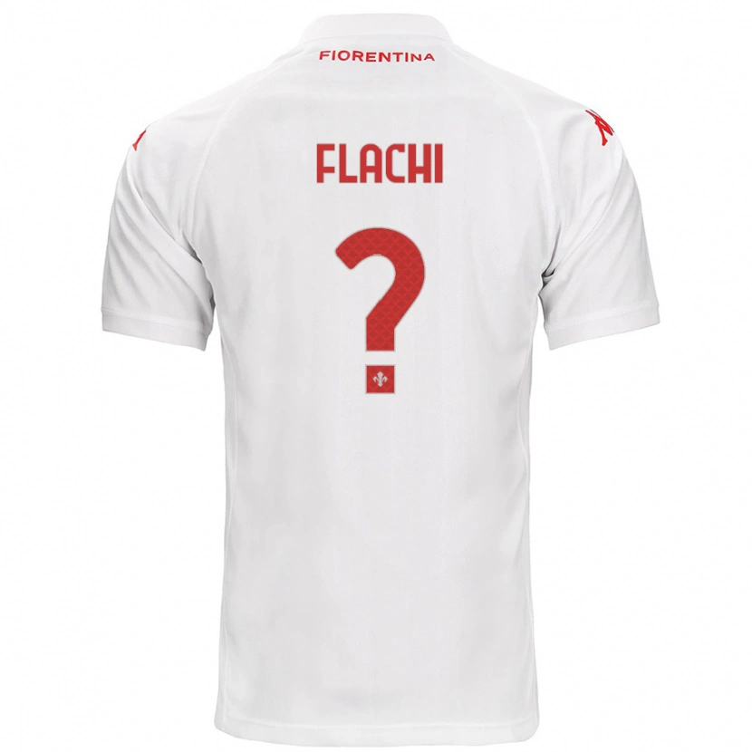 Danxen Heren Tommaso Flachi #0 Wit Uitshirt Uittenue 2024/25 T-Shirt