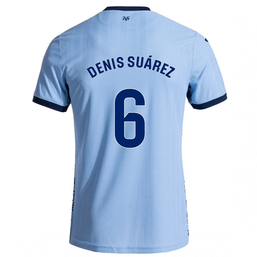 Danxen Heren Denis Suárez #6 Hemelsblauw Uitshirt Uittenue 2024/25 T-Shirt