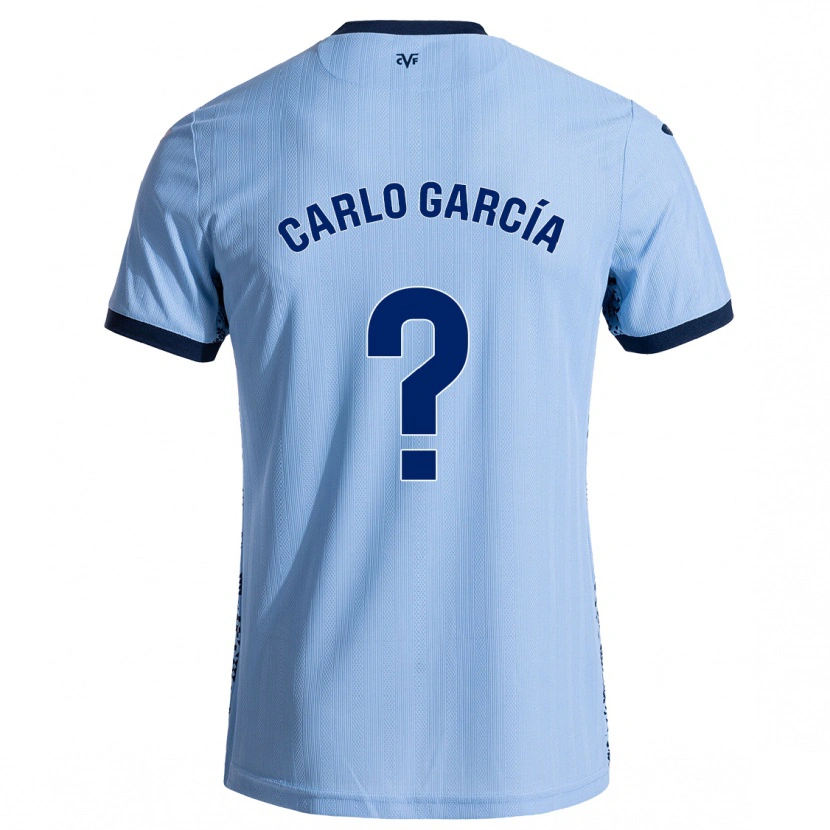 Danxen Heren Carlo García #0 Hemelsblauw Uitshirt Uittenue 2024/25 T-Shirt