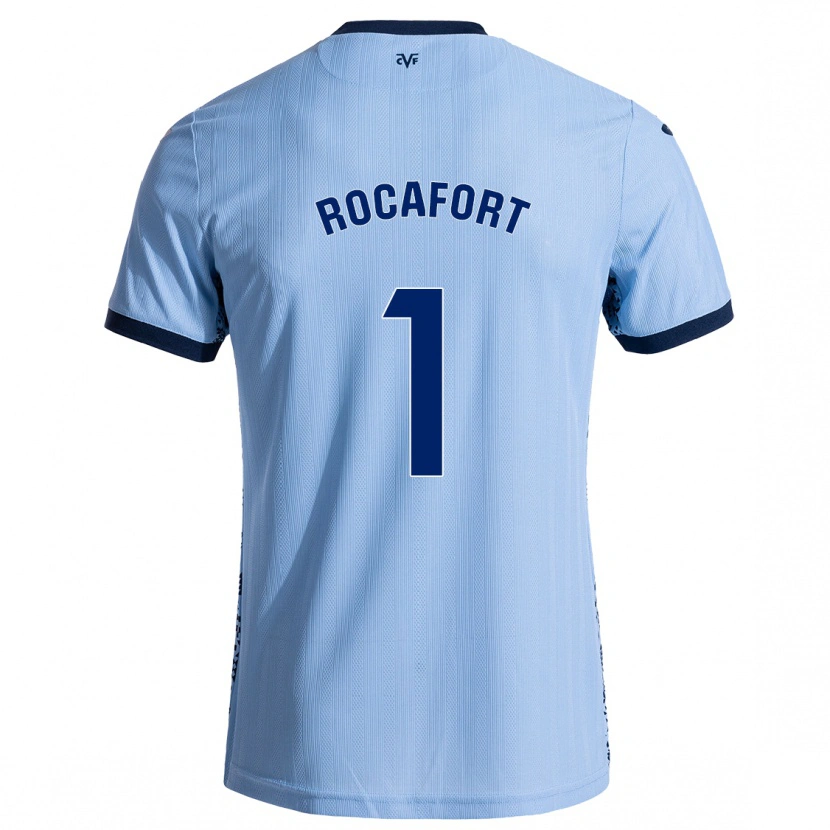 Danxen Heren Rodrigo Rocafort #1 Hemelsblauw Uitshirt Uittenue 2024/25 T-Shirt