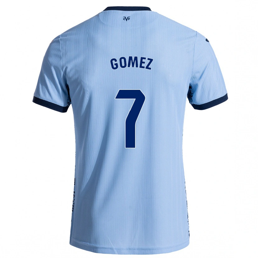 Danxen Heren Lucía Gómez #7 Hemelsblauw Uitshirt Uittenue 2024/25 T-Shirt