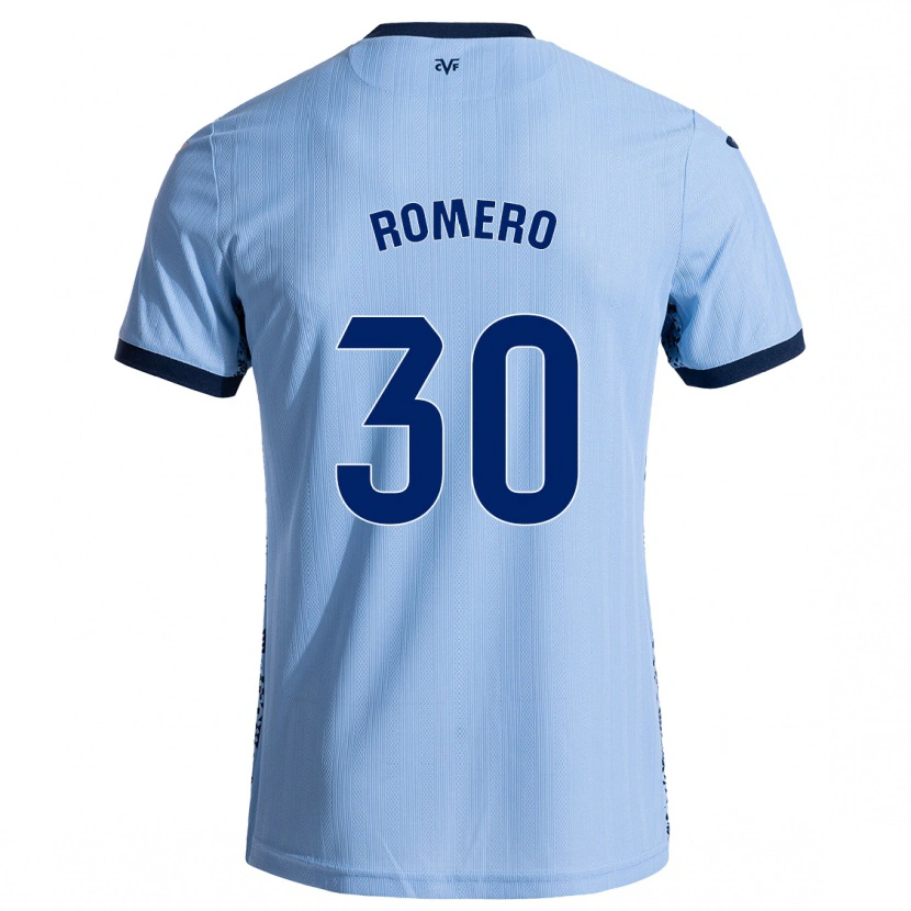 Danxen Heren Lucía Romero #30 Hemelsblauw Uitshirt Uittenue 2024/25 T-Shirt