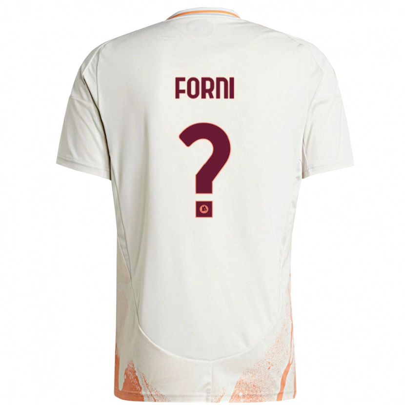 Danxen Heren Matteo Forni #0 Crème Wit Oranje Uitshirt Uittenue 2024/25 T-Shirt