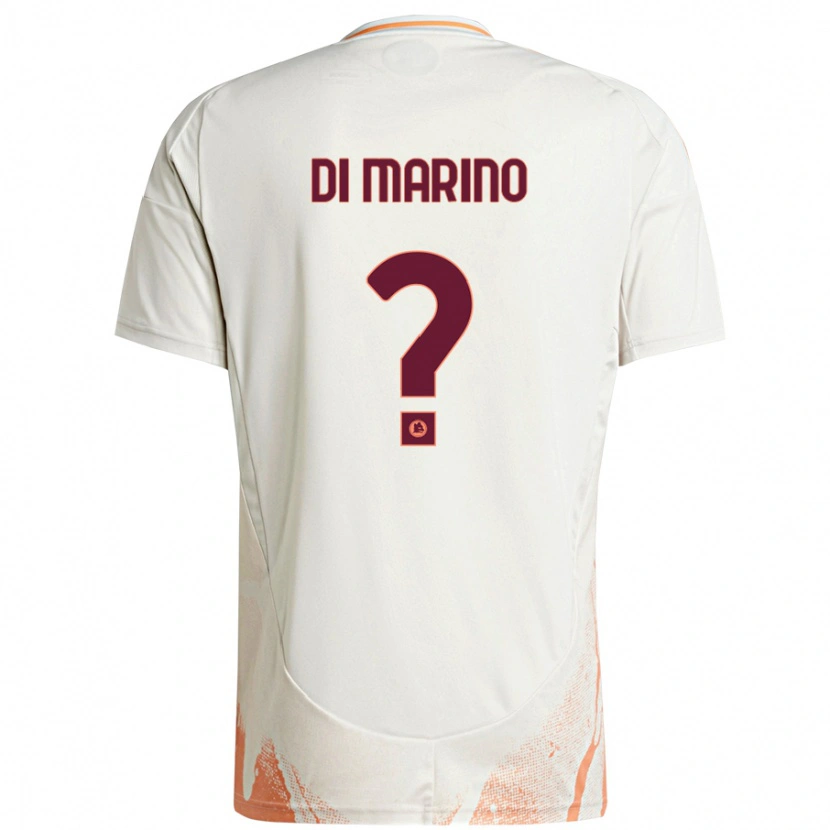 Danxen Heren Baldo Di Marino #0 Crème Wit Oranje Uitshirt Uittenue 2024/25 T-Shirt