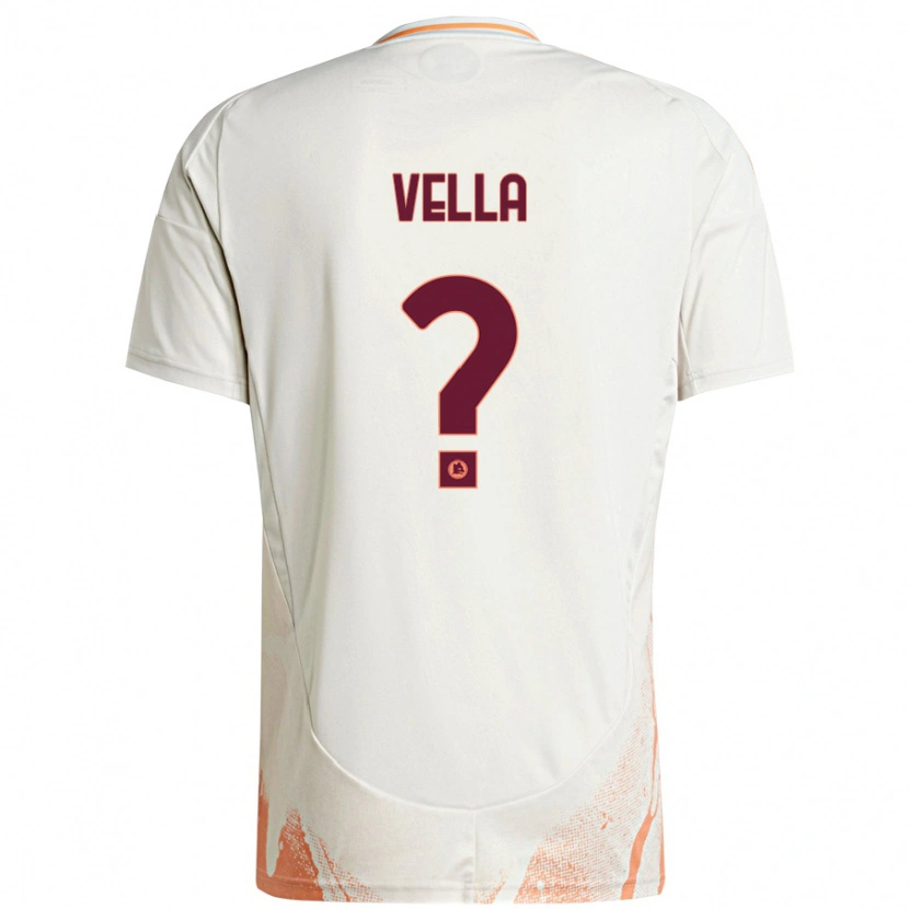 Danxen Heren Tancredi Vella #0 Crème Wit Oranje Uitshirt Uittenue 2024/25 T-Shirt