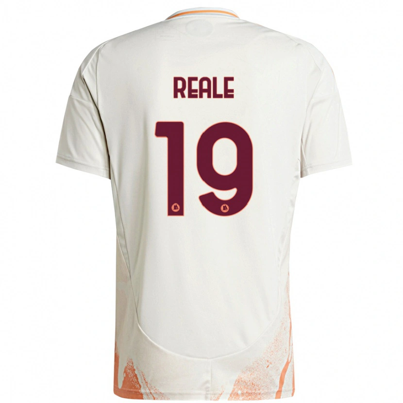 Danxen Heren Filippo Reale #19 Crème Wit Oranje Uitshirt Uittenue 2024/25 T-Shirt