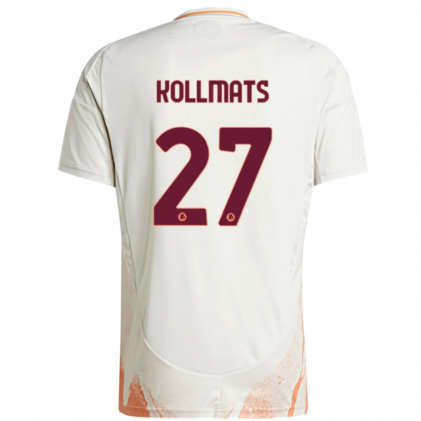 Danxen Heren Beata Kollmats #27 Crème Wit Oranje Uitshirt Uittenue 2024/25 T-Shirt