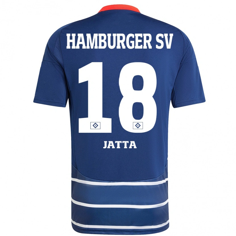 Danxen Heren Bakery Jatta #18 Donkerblauw Uitshirt Uittenue 2024/25 T-Shirt