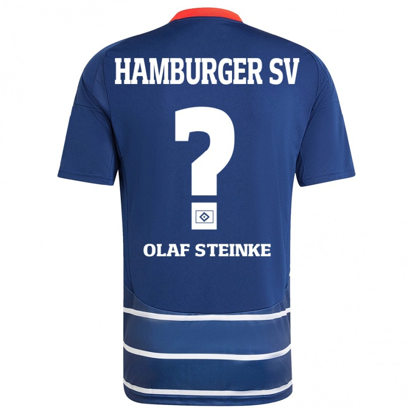 Danxen Heren Eric Olaf Steinke #0 Donkerblauw Uitshirt Uittenue 2024/25 T-Shirt