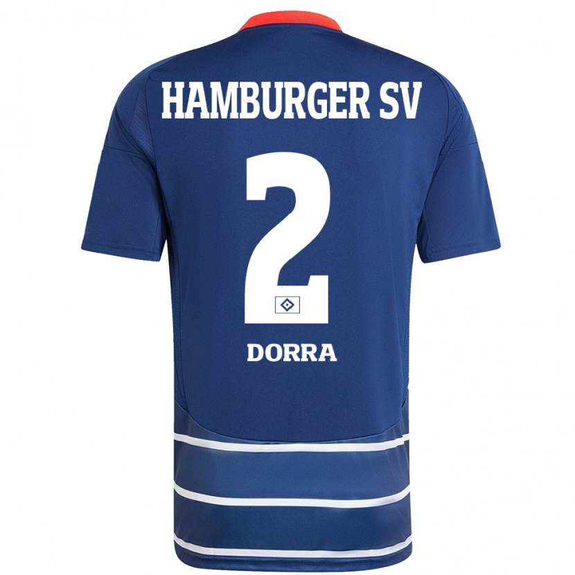 Danxen Heren Raphael Dorra #2 Donkerblauw Uitshirt Uittenue 2024/25 T-Shirt