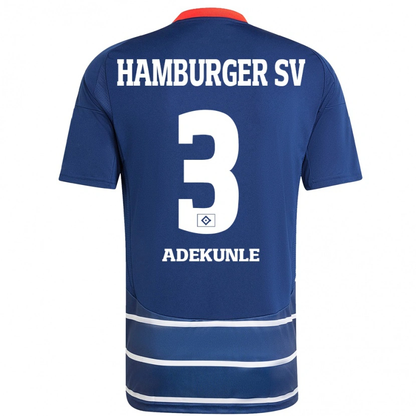 Danxen Heren Noah Adekunle #3 Donkerblauw Uitshirt Uittenue 2024/25 T-Shirt