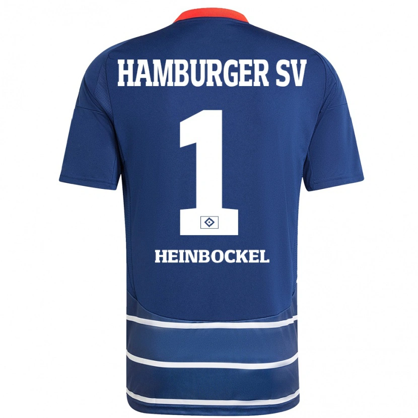 Danxen Heren Simon Heinbockel #1 Donkerblauw Uitshirt Uittenue 2024/25 T-Shirt