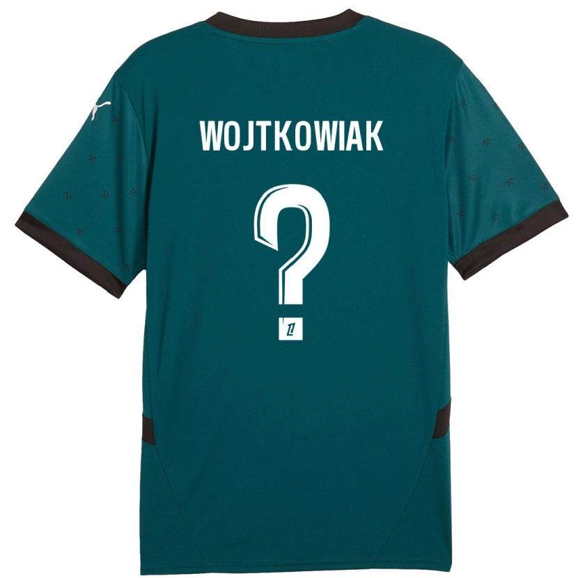 Danxen Heren Valentin Wojtkowiak #0 Donkergroen Uitshirt Uittenue 2024/25 T-Shirt