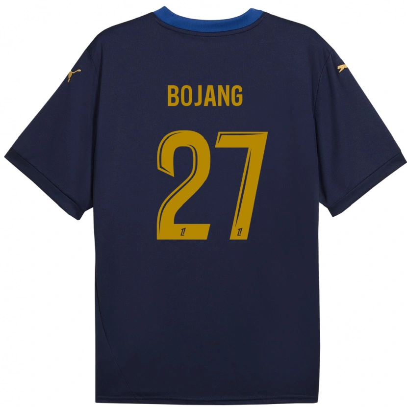 Danxen Heren Adama Bojang #27 Marineblauw Goud Uitshirt Uittenue 2024/25 T-Shirt