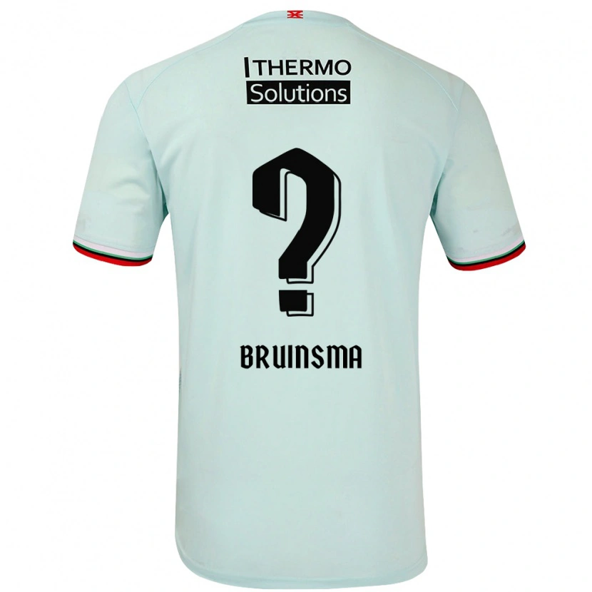 Danxen Heren Semmy Bruinsma #0 Lichtgroen Uitshirt Uittenue 2024/25 T-Shirt