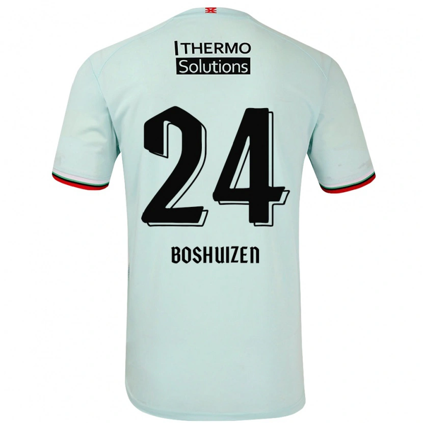 Danxen Heren Annouk Boshuizen #24 Lichtgroen Uitshirt Uittenue 2024/25 T-Shirt