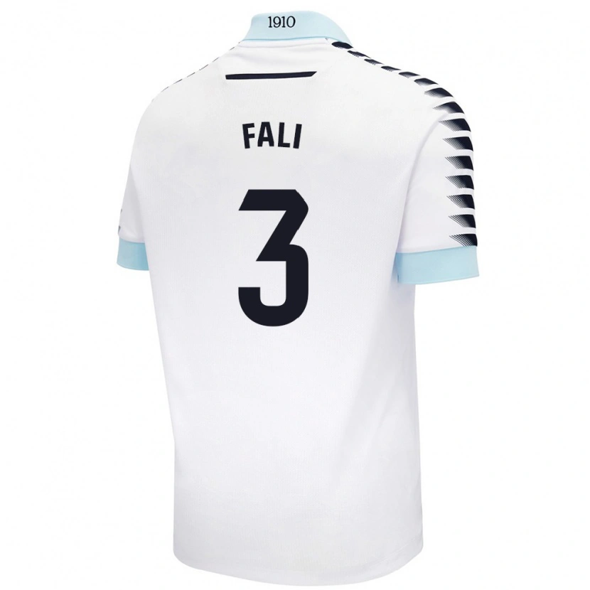 Danxen Heren Fali #3 Wit Blauw Uitshirt Uittenue 2024/25 T-Shirt