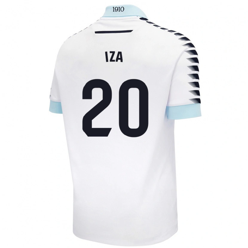 Danxen Heren Iza Carcelén #20 Wit Blauw Uitshirt Uittenue 2024/25 T-Shirt