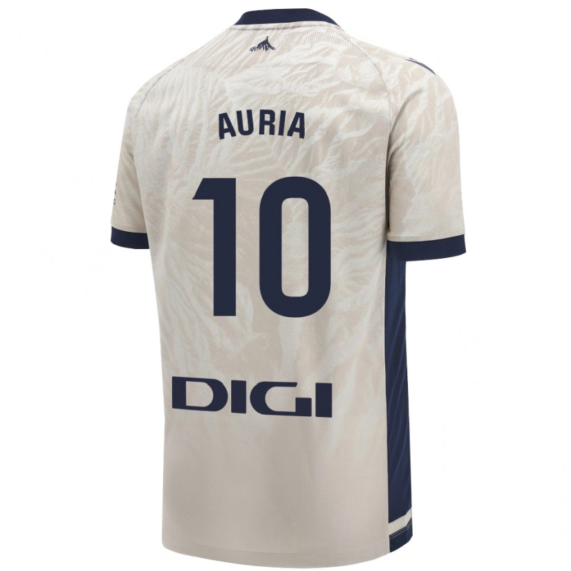 Danxen Heren Miguel Auría #10 Lichtgrijs Uitshirt Uittenue 2024/25 T-Shirt