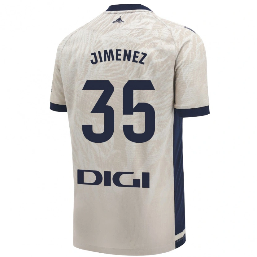 Danxen Heren Álex Jimenez #35 Lichtgrijs Uitshirt Uittenue 2024/25 T-Shirt