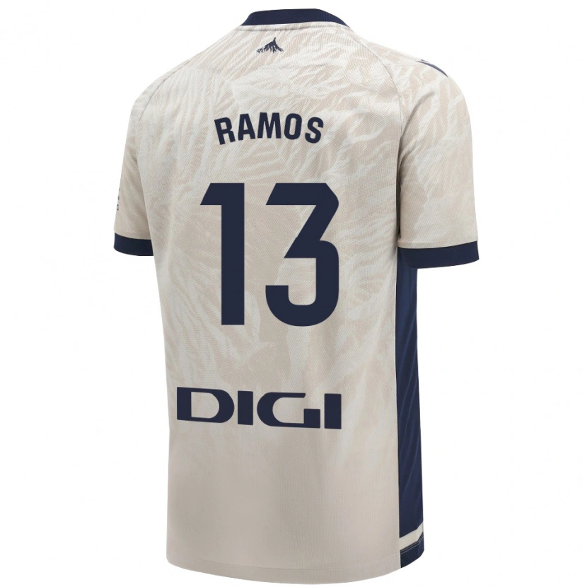 Danxen Heren Darío Ramos #13 Lichtgrijs Uitshirt Uittenue 2024/25 T-Shirt