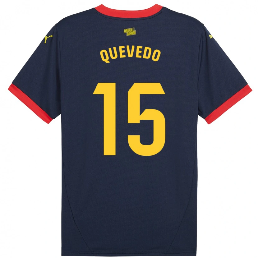 Danxen Heren Erik Quevedo #15 Marineblauw Uitshirt Uittenue 2024/25 T-Shirt