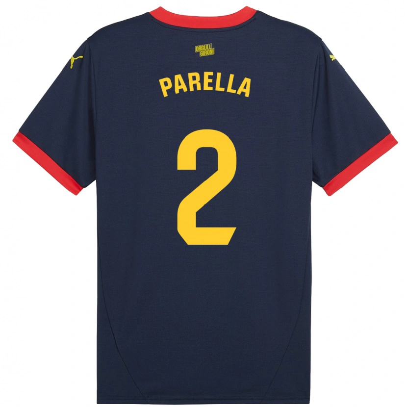 Danxen Heren Virginia Parella #2 Marineblauw Uitshirt Uittenue 2024/25 T-Shirt