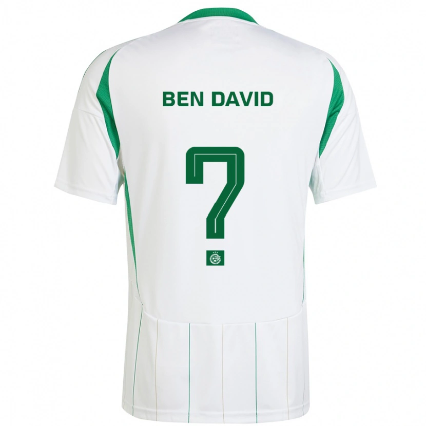 Danxen Heren Shay Ben David #0 Witgroen Uitshirt Uittenue 2024/25 T-Shirt