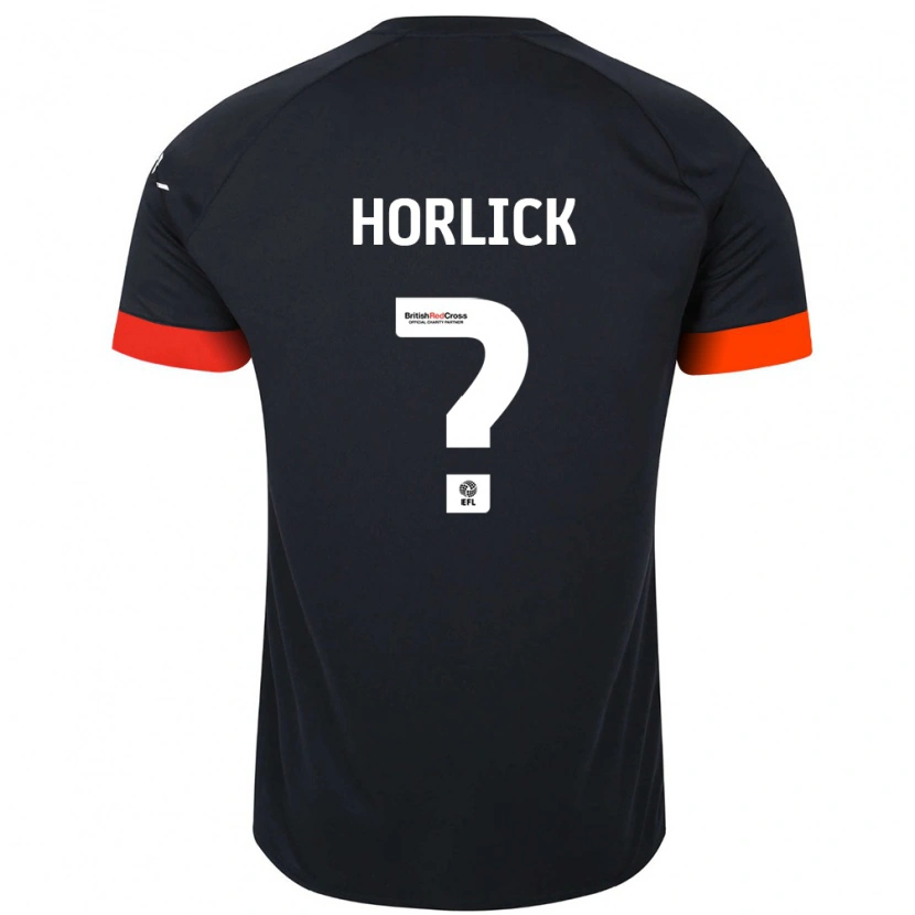 Danxen Heren Jameson Horlick #0 Zwart Oranje Uitshirt Uittenue 2024/25 T-Shirt