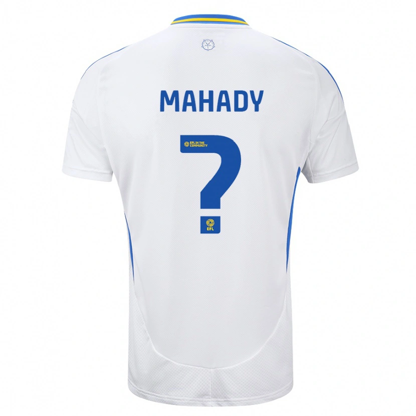 Danxen Dames Rory Mahady #0 Wit Blauw Thuisshirt Thuistenue 2024/25 T-Shirt