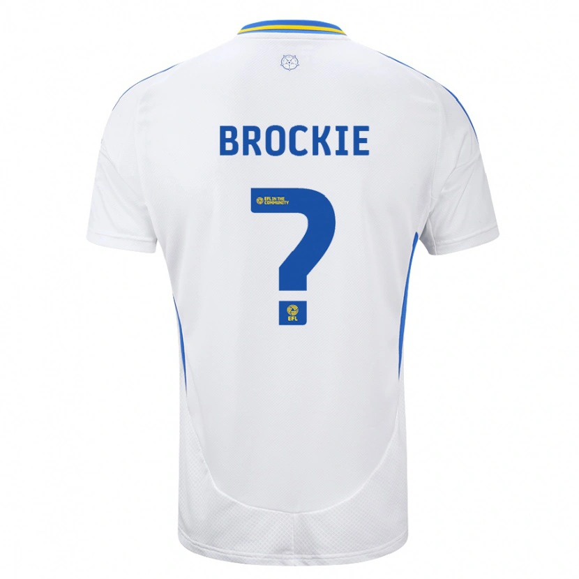 Danxen Dames Devon Brockie #0 Wit Blauw Thuisshirt Thuistenue 2024/25 T-Shirt