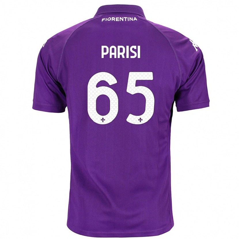 Danxen Dames Fabiano Parisi #65 Paars Thuisshirt Thuistenue 2024/25 T-Shirt