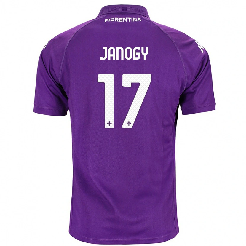 Danxen Dames Madelen Janogy #17 Paars Thuisshirt Thuistenue 2024/25 T-Shirt