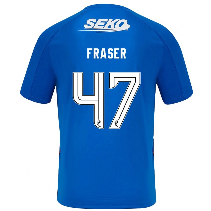 Danxen Dames Robbie Fraser #47 Donkerblauw Thuisshirt Thuistenue 2024/25 T-Shirt