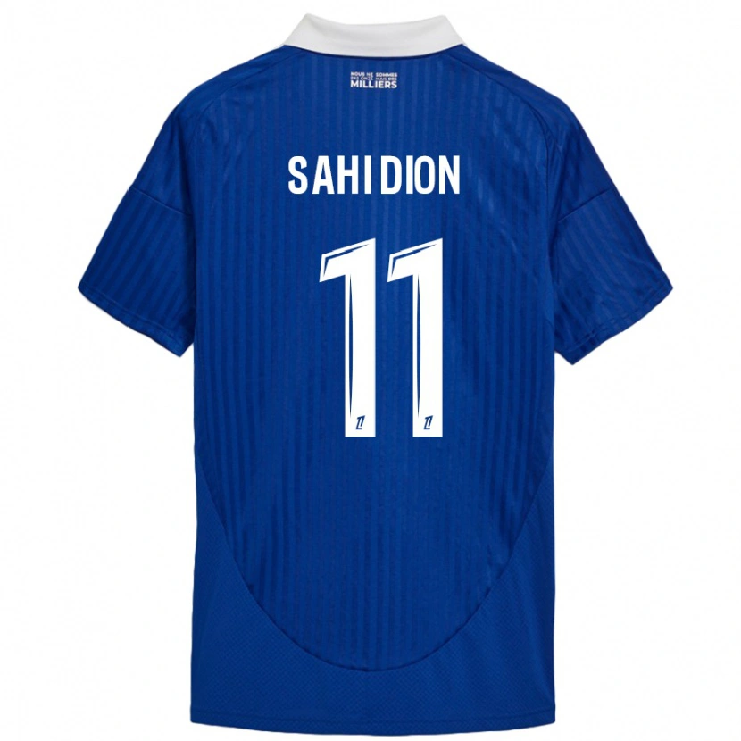 Danxen Dames Moïse Sahi Dion #11 Blauw Wit Thuisshirt Thuistenue 2024/25 T-Shirt