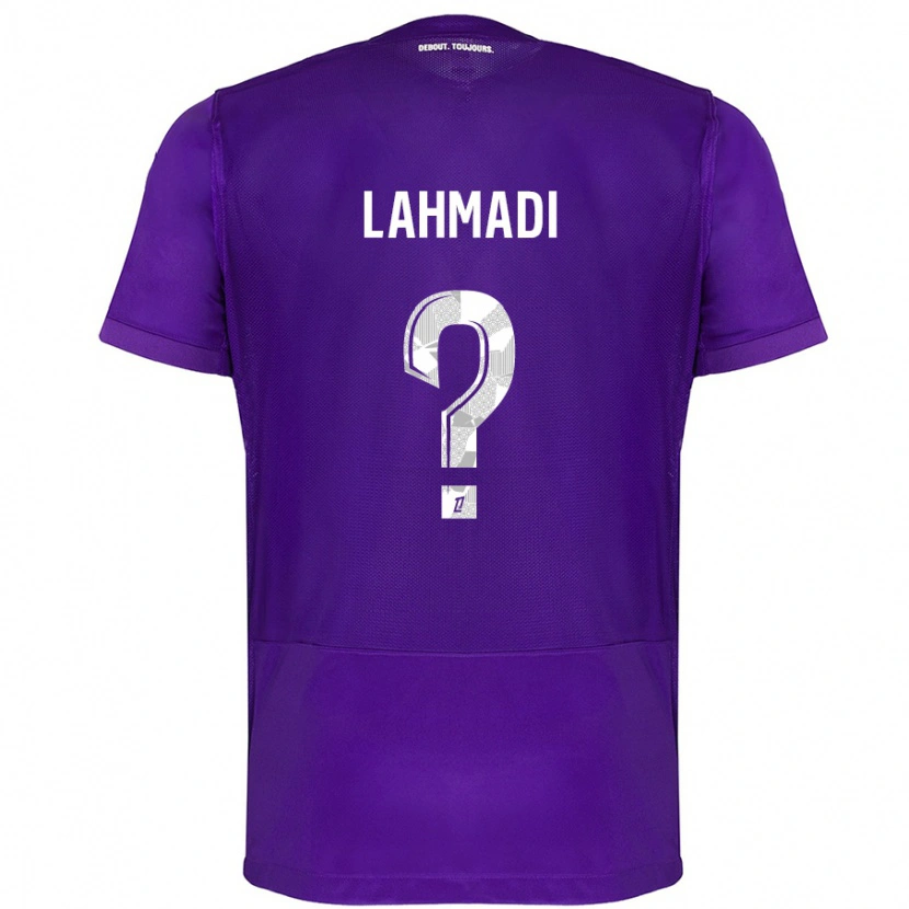 Danxen Dames Noah Lahmadi #0 Paars Wit Thuisshirt Thuistenue 2024/25 T-Shirt