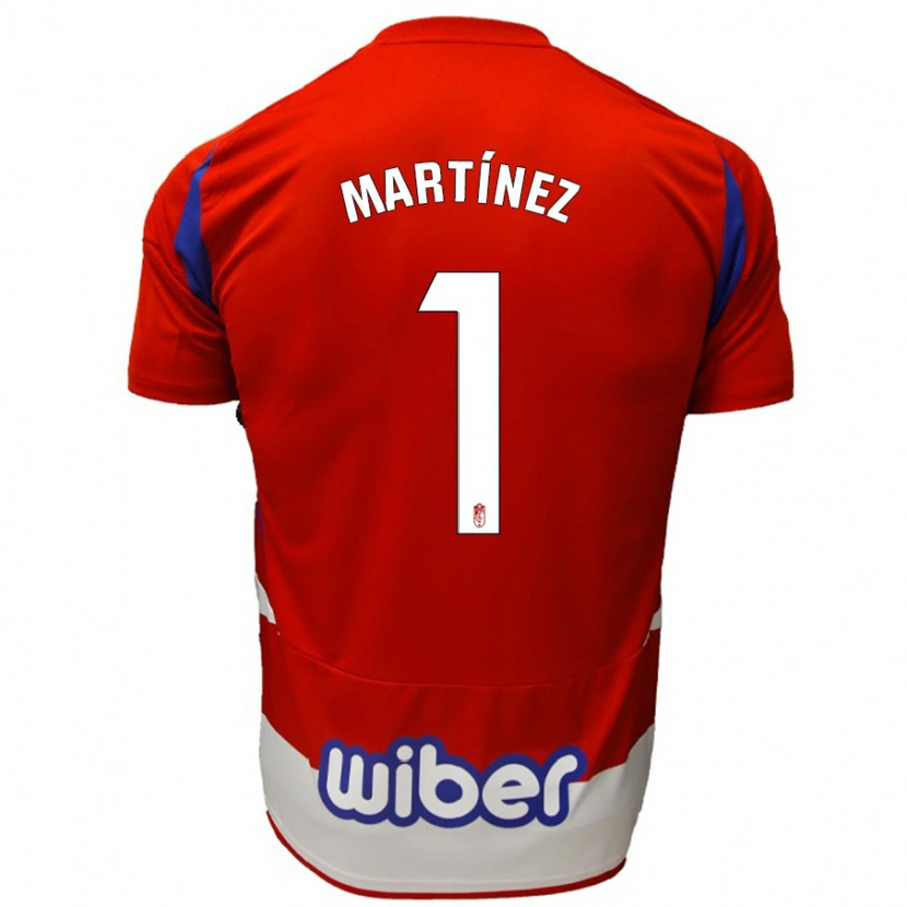 Danxen Dames Marc Martínez #1 Rood Wit Blauw Thuisshirt Thuistenue 2024/25 T-Shirt