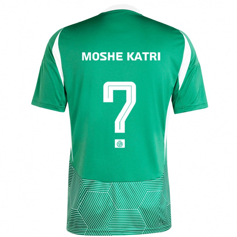 Danxen Dames Roy Moshe Katri #0 Groen Wit Thuisshirt Thuistenue 2024/25 T-Shirt