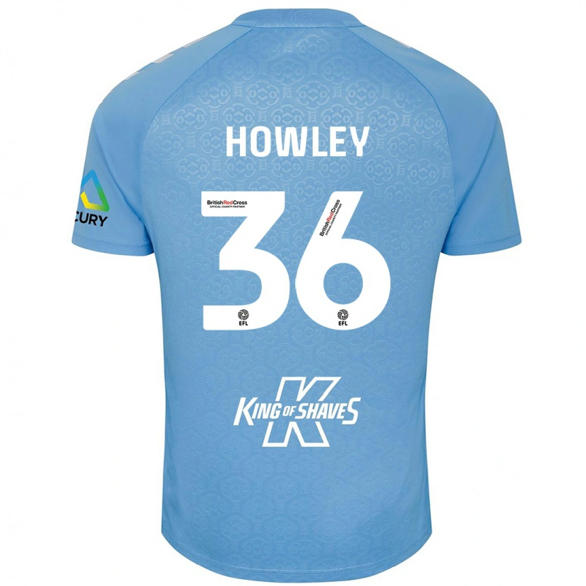 Danxen Dames Ryan Howley #36 Blauw Wit Thuisshirt Thuistenue 2024/25 T-Shirt