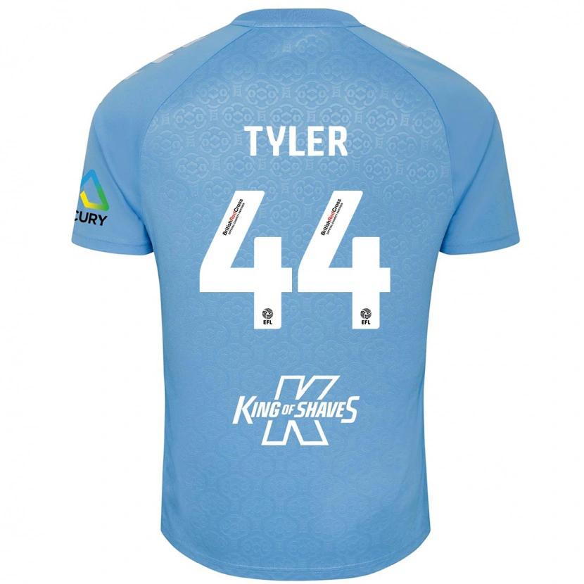 Danxen Dames Cian Tyler #44 Blauw Wit Thuisshirt Thuistenue 2024/25 T-Shirt