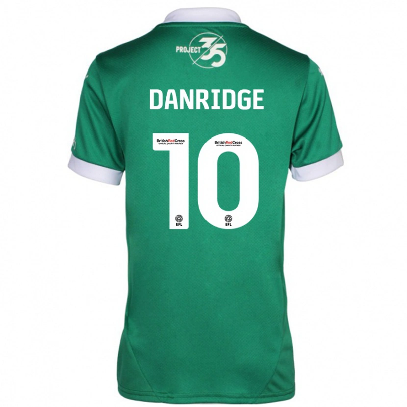 Danxen Dames Rebecca Danridge #10 Groen Wit Thuisshirt Thuistenue 2024/25 T-Shirt