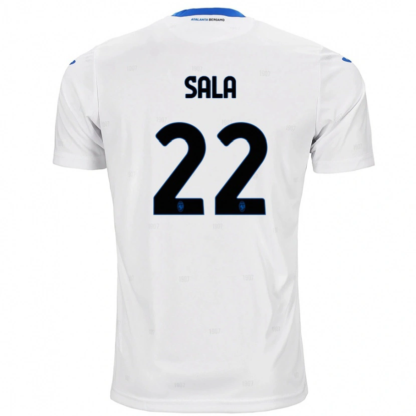 Danxen Dames Lorenzo Sala #22 Wit Uitshirt Uittenue 2024/25 T-Shirt