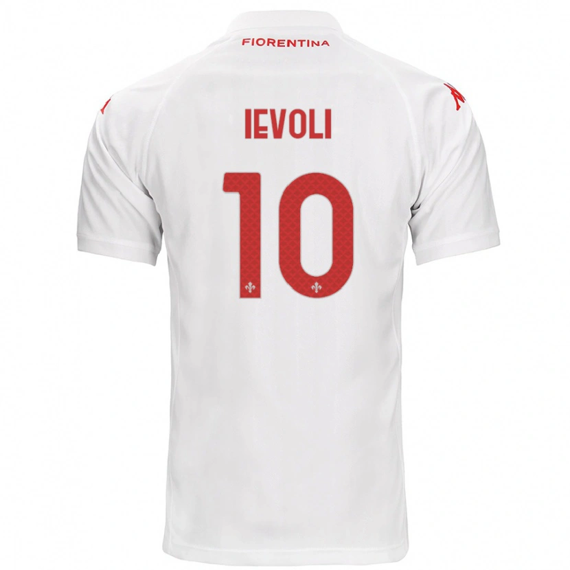 Danxen Dames Mattia Ievoli #10 Wit Uitshirt Uittenue 2024/25 T-Shirt