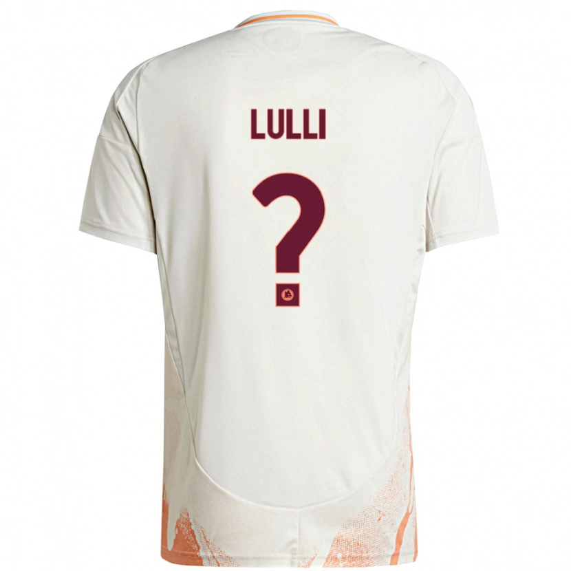 Danxen Dames Emanuele Lulli #0 Crème Wit Oranje Uitshirt Uittenue 2024/25 T-Shirt