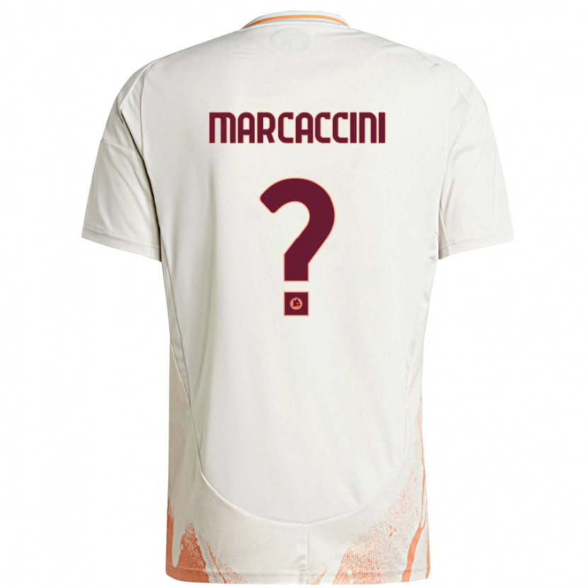 Danxen Dames Alessio Marcaccini #0 Crème Wit Oranje Uitshirt Uittenue 2024/25 T-Shirt